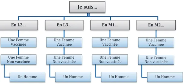 Figure 5 : Architecture de construction du questionnaire 