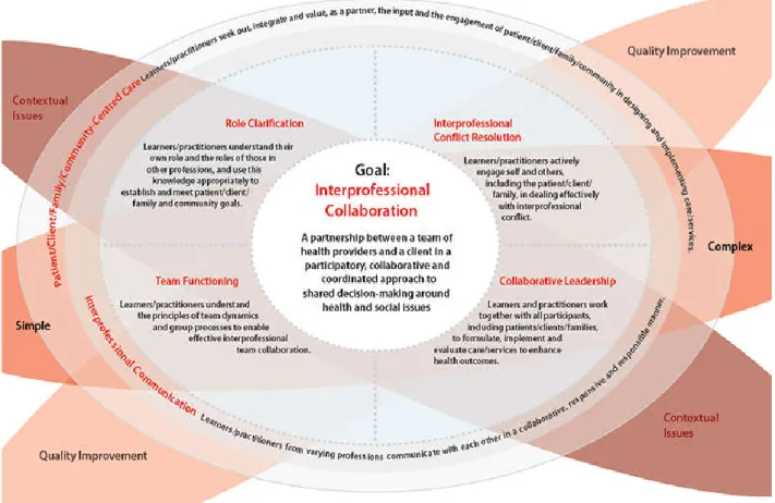 Figure 1. Plan national de compétences interprofessionnelles, CIHC, Guide de référence  rapide 2010