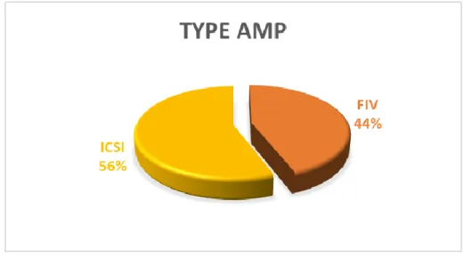 Diagramme 3 : Proportion des différentes méthodes d’AMP 