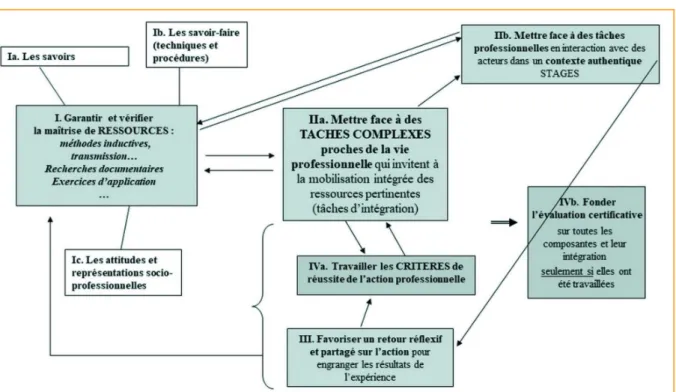 Figure 1 : Tâches complexes dans les formations professionnalisantes