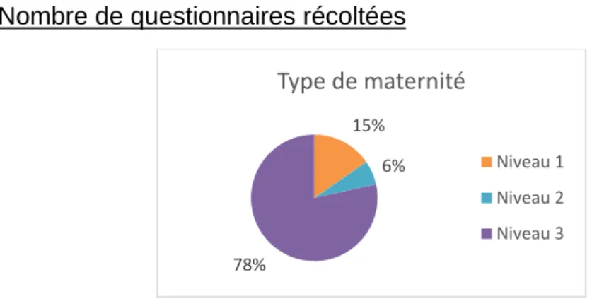 Figure 1 – Graphique des types de maternité 