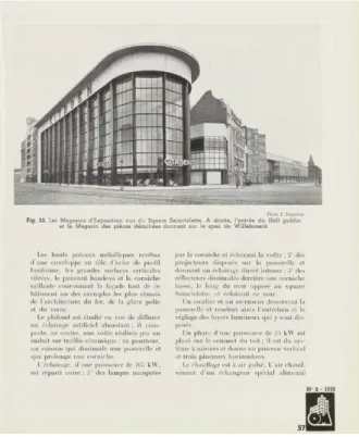 Figure 6  Les magasins Citroën à Bruxelles [« Les magasins Citroën  à Bruxelles » 1935].