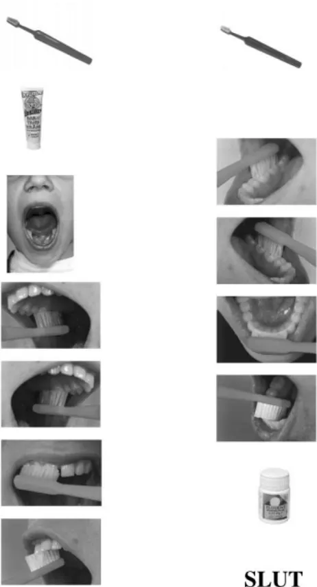 Figure 2 : Série d’images utilisée par Bäckman et Pilebro lors de leur étude prospective de 2005  Images issues de l’article de C