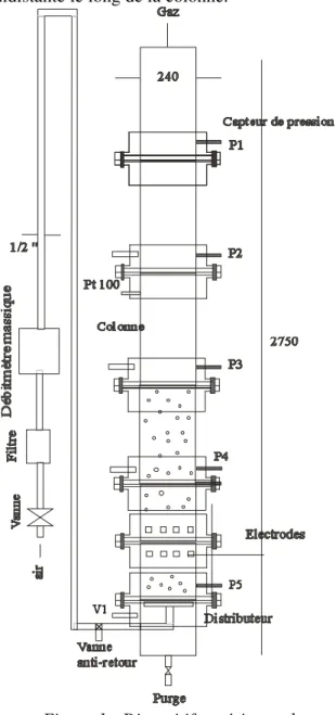 Figure 1 : Dispositif expérimental 