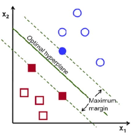 Figure 2.4: Support vector machines 