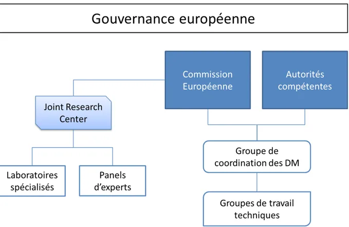 Figure 13: Schéma fonctionnel de la gouvernance européenne [5]