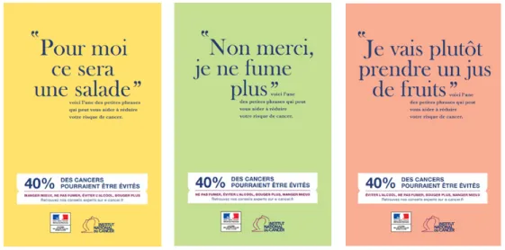 Figure 14 : Campagne « 40% des cancers évitables » 