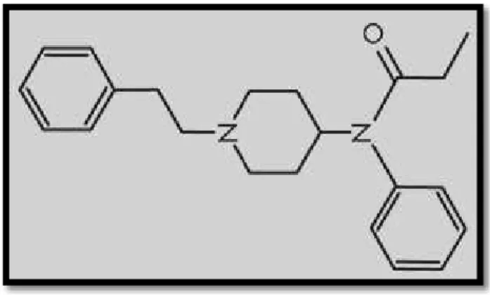 Figure 3- Structure moléculaire du fentanyl 