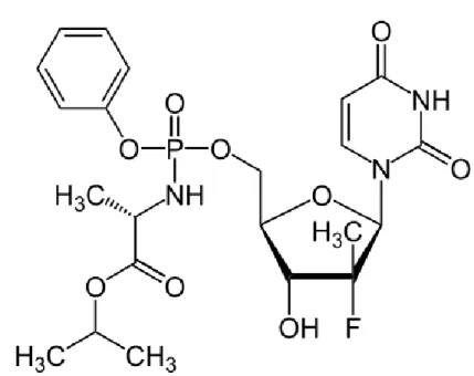 Figure 11. Structure chimique du sofosbuvir (63) 