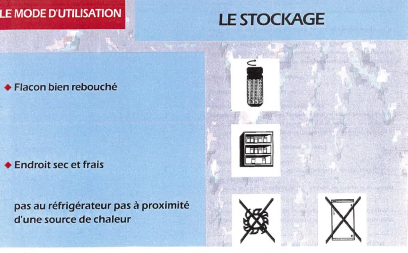 Figure 7 : Le stockage des bandelettes [26] . 