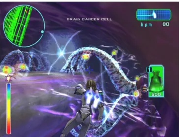 Figure 8 : Un Nano-robot dans Re-Mission (Re-Mission, 2016) 