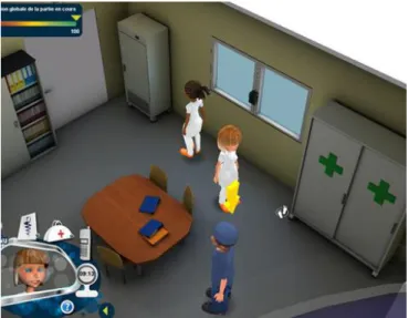 Figure 10 : Serious Game Florence (Audace e-santé, 2013) 