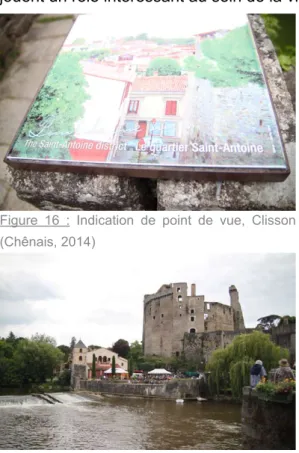 Figure  16  :  Indication  de  point  de  vue,  Clisson  (Chênais, 2014)