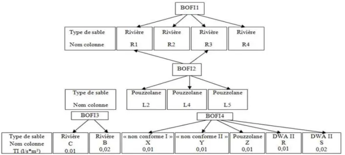 Figure 4:Schéma des colonnes utilisées par U.Dittmer et R.Wozniak (d’après Wozniak, 2008)Piézomètre 