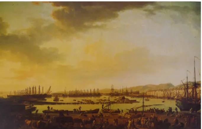 Figure 4 - Le port de Toulon au milieu du XVIII ème  Siècle 