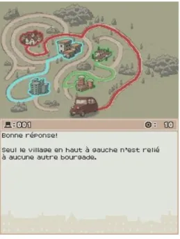 Figure 1 — Première énigme du jeu Professeur Layton  et l’Étrange village. 