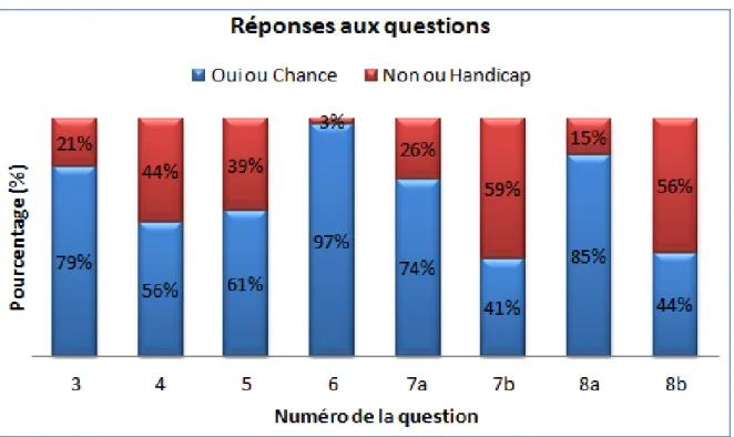 Figure 5 : Réponses au questionnaire 