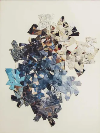 Figure 3 - Andréanne Jacques, Sans titre 3, papier recyclé, 24 x 29 po, 2013 