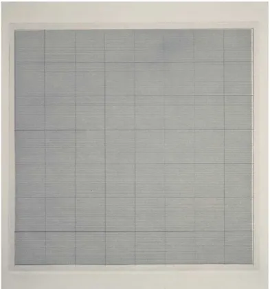 Figure 15 - Agnès Martin, Sans titre, crayon de plomb et aquatinte, 32,4 x 32,4 cm, 1961 