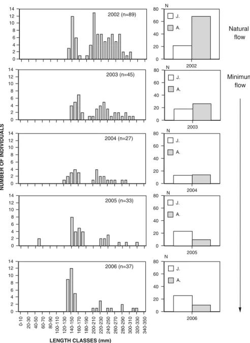 Fig. 5 Left graphs: