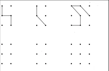 Figure 3 : Exemple de figures à reproduire dans l’épreuve de perception visuelle du BSED 