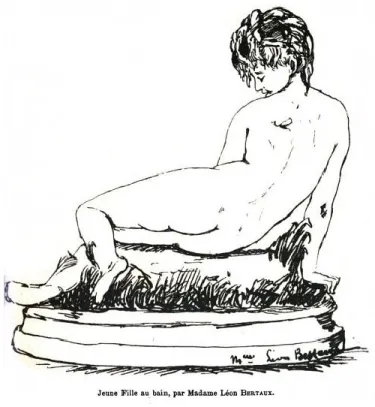 Fig. 22. Hélène BERTAUX, Jeune fille au bain par Mme Léon Bertaux. 