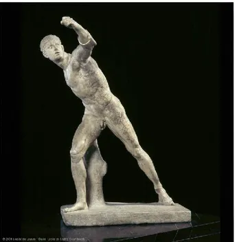 Fig. 26. Agasias D'ÉPHÈSE, fils de Dosithéos, Guerrier combattant, dit Gladiateur  Borghèse