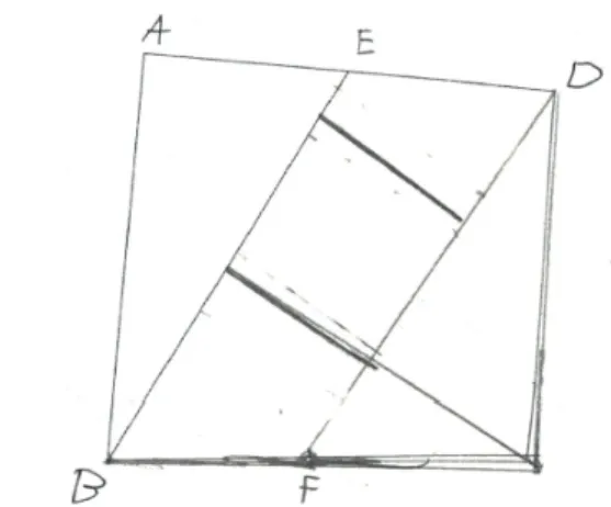 Figure 8: Séance 1 - 1er essai - élève C. Figure 9: Séance 1 - 1er essai - élève D.