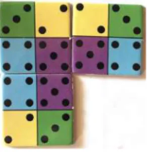 Figure 4.1 – Exemple d’une situation avec 3 pièces
