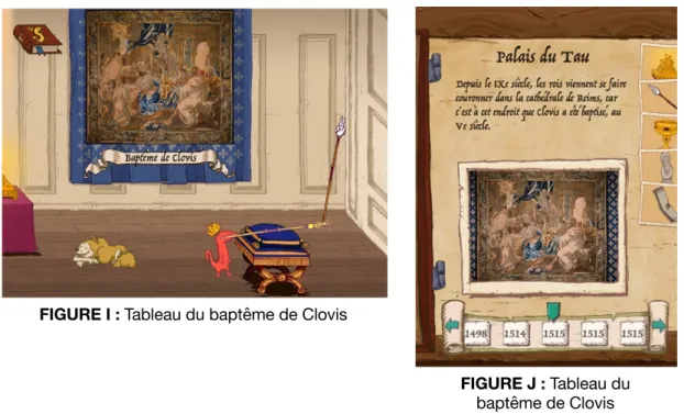 FIGURE I : Tableau du baptême de Clovis 