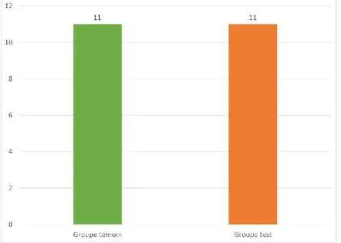 Figure 1: Nombre d'élèves ayant pris la parole durant la phase de verbalisation collective 