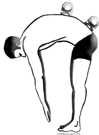 Figure 1 : Inclinomètre. Figure 2 : Evaluation de la mobilité du complexe lombo-pelvi-fémo- lombo-pelvi-fémo-ral au moyen de la double inclinométrie 