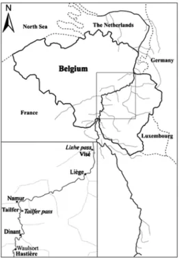 Table 2.  Species list found in the River Meuse during sampling