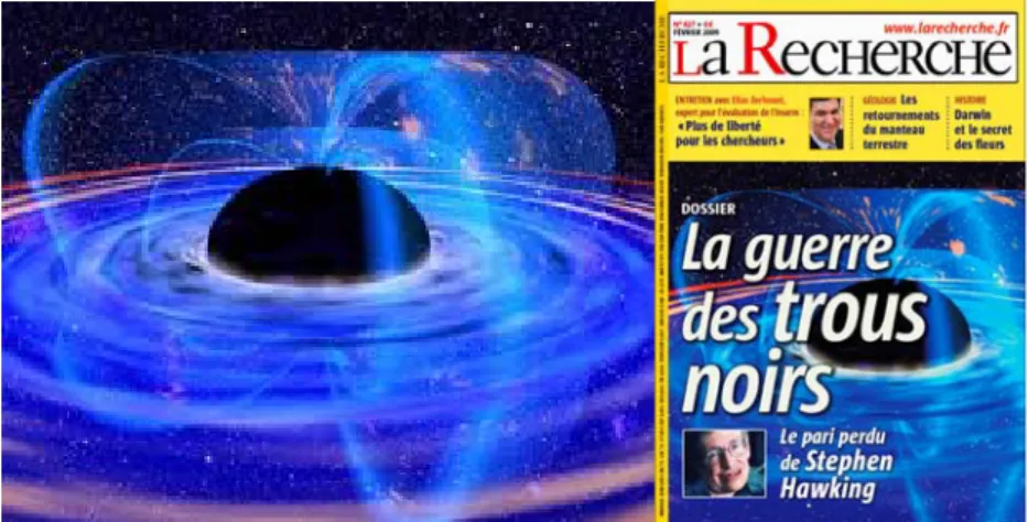 Illustration 21. Vue d’artiste sur la couverture du magazine « La Recherche » de février 2009 