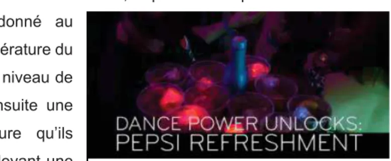 Figure  5  Copie  d’écran  vidéo  Pepsi  Bioreactive  Concert 