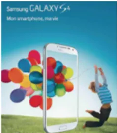 Figure 3 publicité Samsung Galaxy S4 issue du corpus publicitaire 