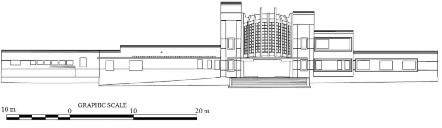 Figure 4. Presidente Prudente Railway Station model. 