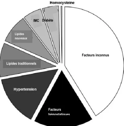 Figure 7: Facteurs médiant l'effet de l'activité physique sur le risque cardiovasculaire