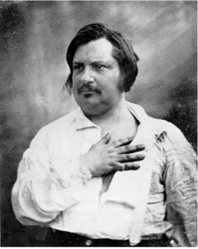 Fig. 3 : Balzac par Bisson (1842)