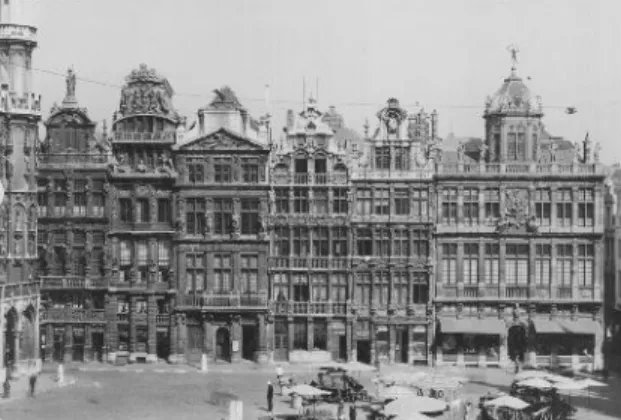Figure 2 - The Putterie district seen from the tower of Brussels’ 