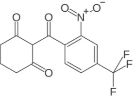 Figure 5. Structure chimique du NTBC 7LUpHGH KWWSHQZLNLSHGLDRUJZLNL1LWLVLQRQH
