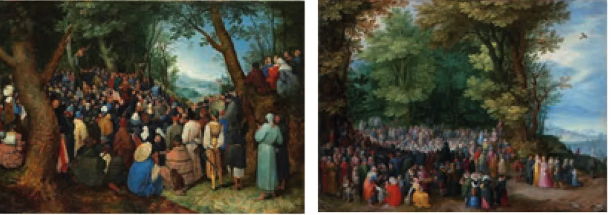 Fig.  5.  Jan  Brueghel  the  Elder,  Sermon on the  Mount, oil on copper, signed and dated 1598,  27.7 x 37.8 cm, Los Angeles, The John Paul Getty  Museum, object number 84.PC.71 (public  domain-Google Art Project/domain-Google Cultural Institute