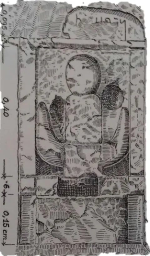 Figure 15 : Bétyle d’Allat  (SAVIGNAC 1934, p. 584) 