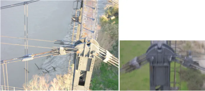 Figure 1  Exemple d'images acquises par un appareil photo embarque sur un drone d'helicoptere.