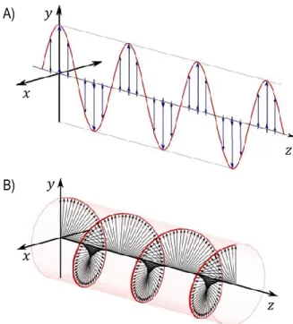 Figure 4: Polarisation d'une onde continue 