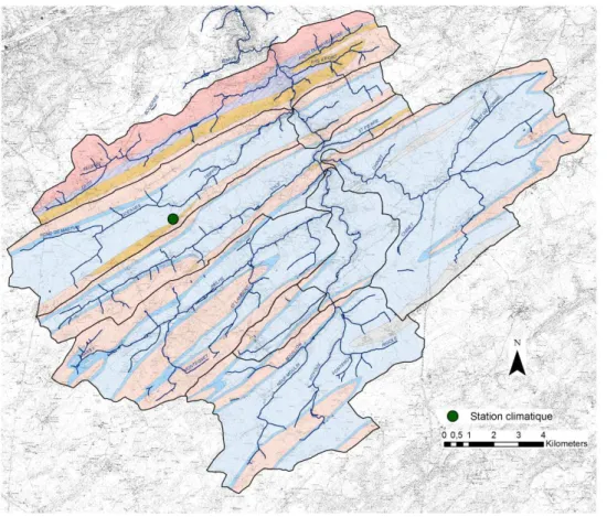 Figure 3 : Localisation de la station climatique 