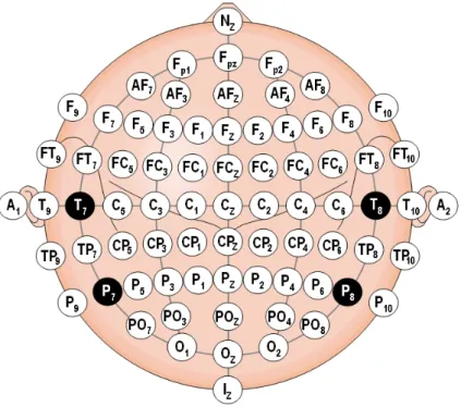 Figure 4. Le  système internationnal 10-20 101 Paramètres de stimulation 