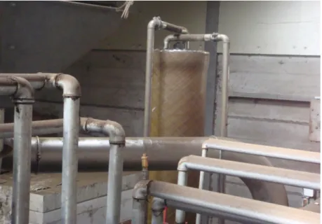 Figure 3.2 Pilot installation of the vibratory shear enhanced processing (VSEP) technology   at Goemaere Eneco Energy, Diksmuide, Belgium