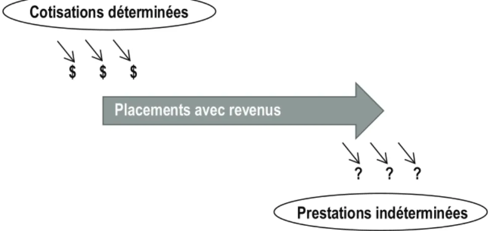 Figure 1 : Régime complémentaire de retraite à cotisations déterminées