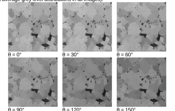 Figure 2. Reflected light image before (a) and after (b) an alternate sequential filter of size 7